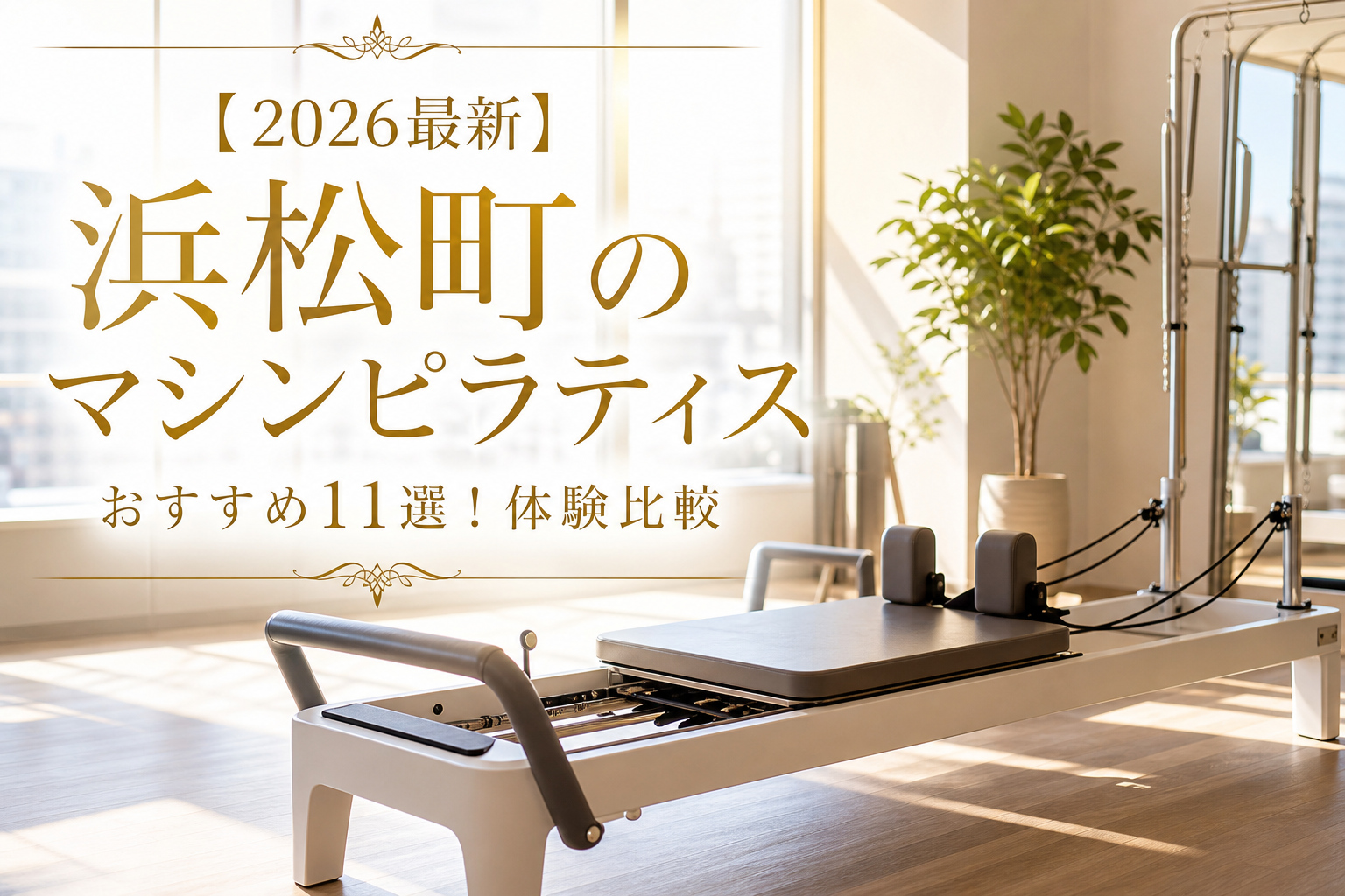 【2026最新】浜松町のマシンピラティスおすすめ11選!体験比較