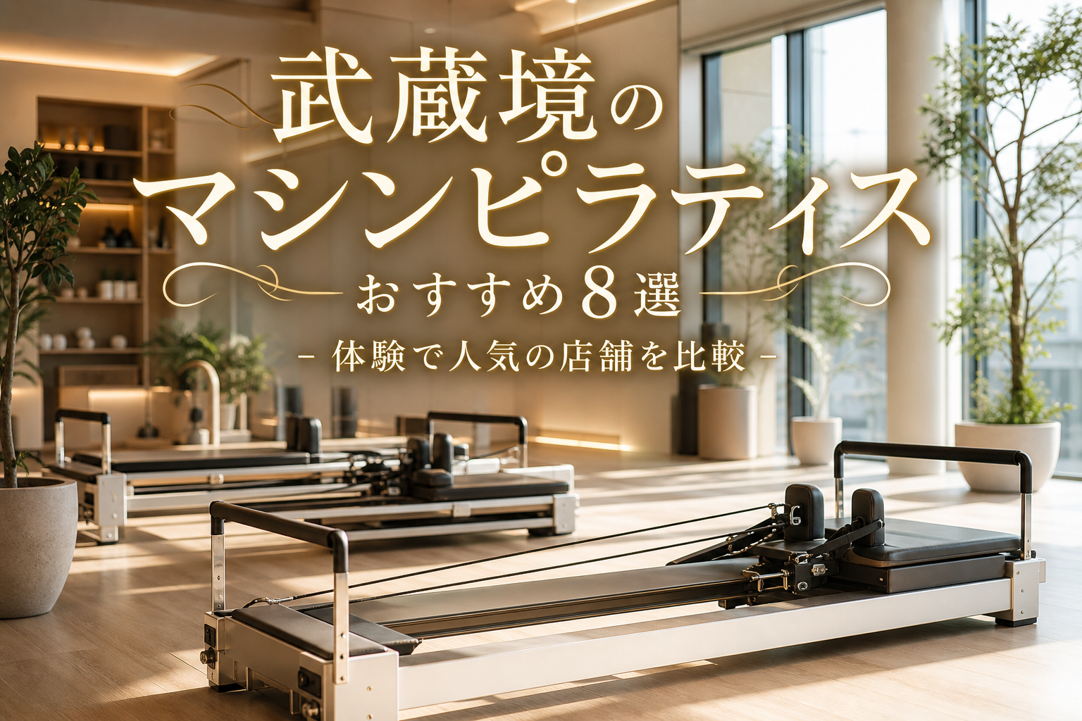 武蔵境のマシンピラティスおすすめ8選!体験で人気の店舗を比較