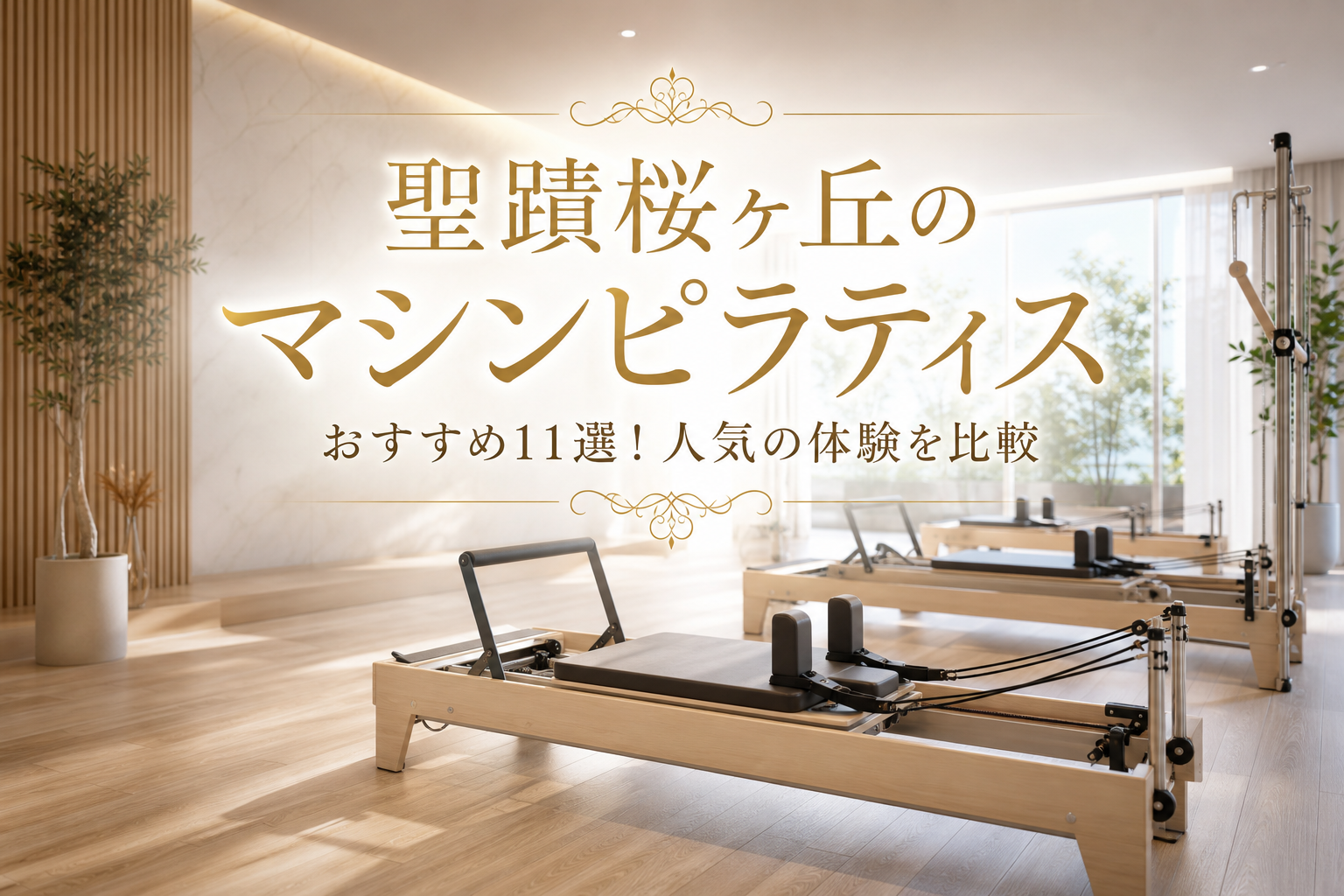 聖蹟桜ヶ丘のマシンピラティスおすすめ11選!人気の体験を比較