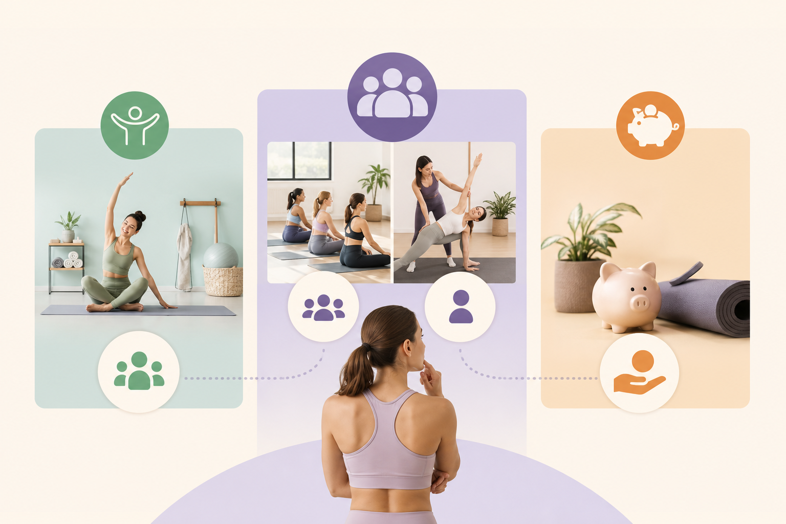 An informative infographic illustration for a health article, showing three clear categories: 1. Beg